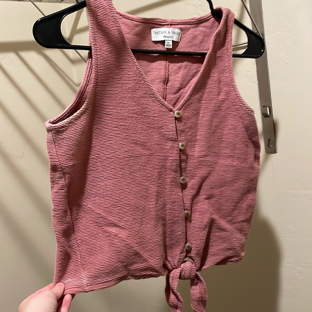 Madewell texture & thread top